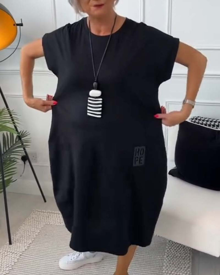 Nivelle™ | Casual Text Dress