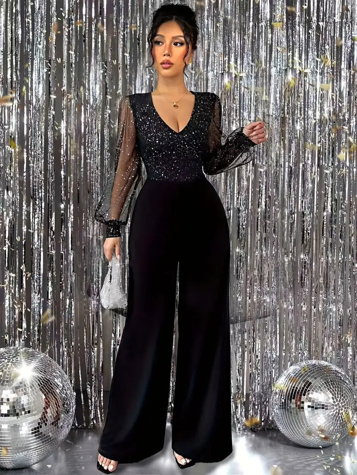 Fresia™ | Elegant V-Neck Jumpsuit