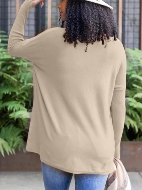 🎁Hot Sale 50% OFF⏳LONG SLEEVE THUMBHOLE SWEATER POCKET TUNIC