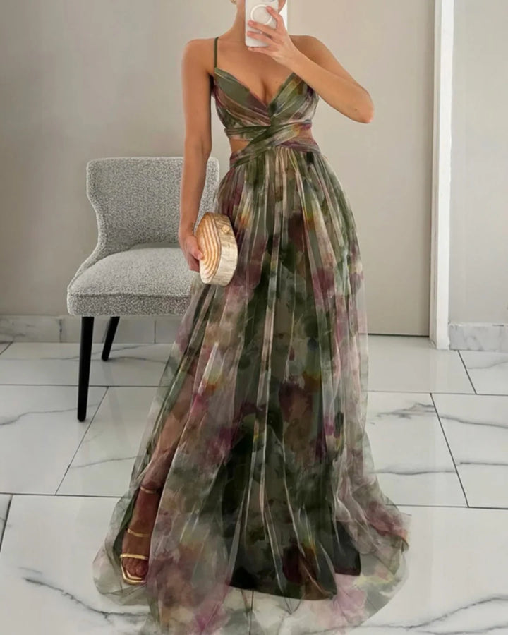Jessira™ | Romantic Gradient Tulle Maxi Dress