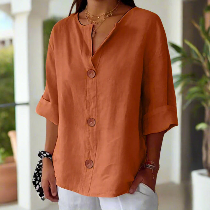 Mireva™ | Coastal Ease Blouse