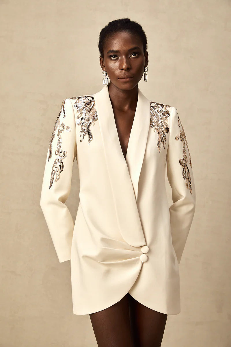 Lissaya™ | Sequined blazer dress