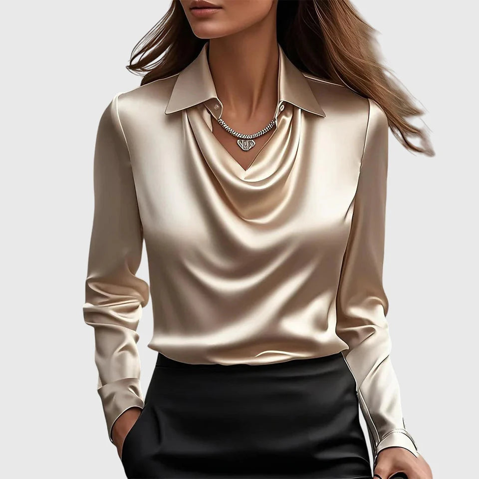 Sylith™ | Casual Satin Blouse