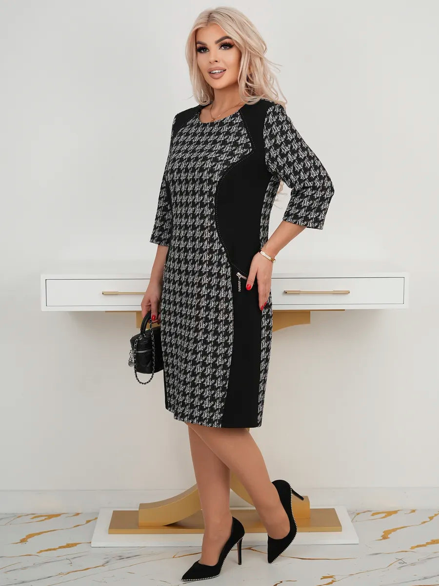 Calynne™ | Structured Midi Dress