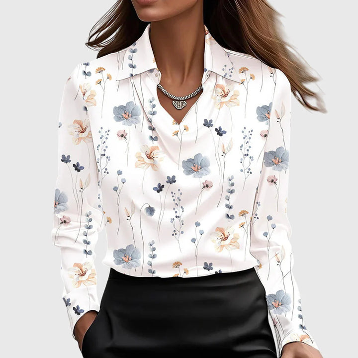 Sylith™ | Casual Satin Blouse