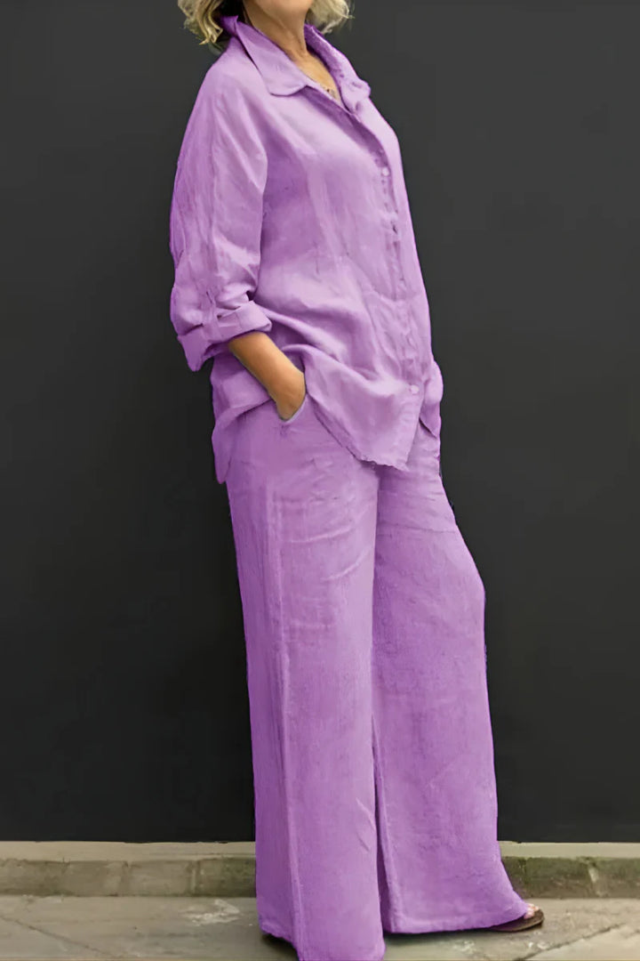 Relvoria™ | Relaxed Linen Two-Piece Set