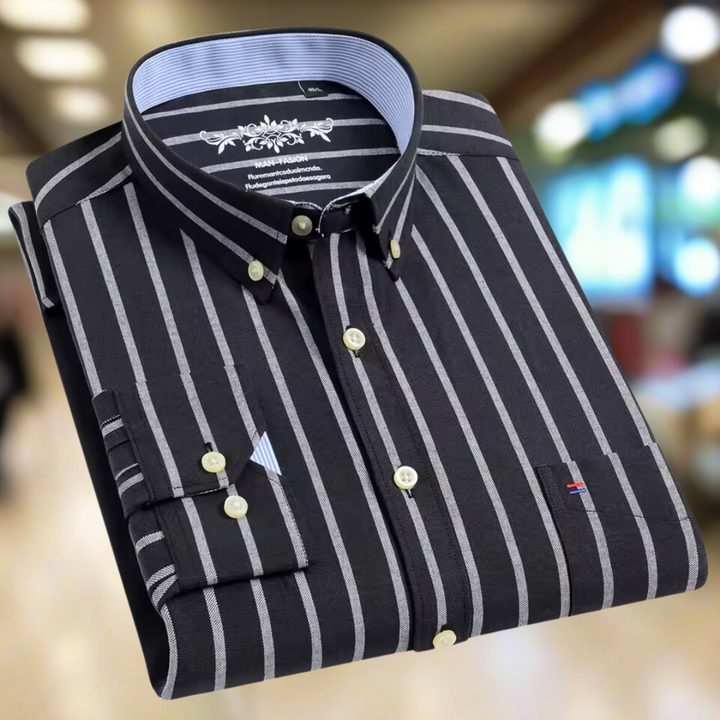 ButtonEase™ | Oxford-overhemd voor heren met enkele zak