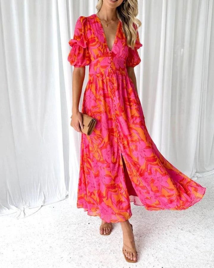 Olivia™ | Flowy Floral Maxi Dress