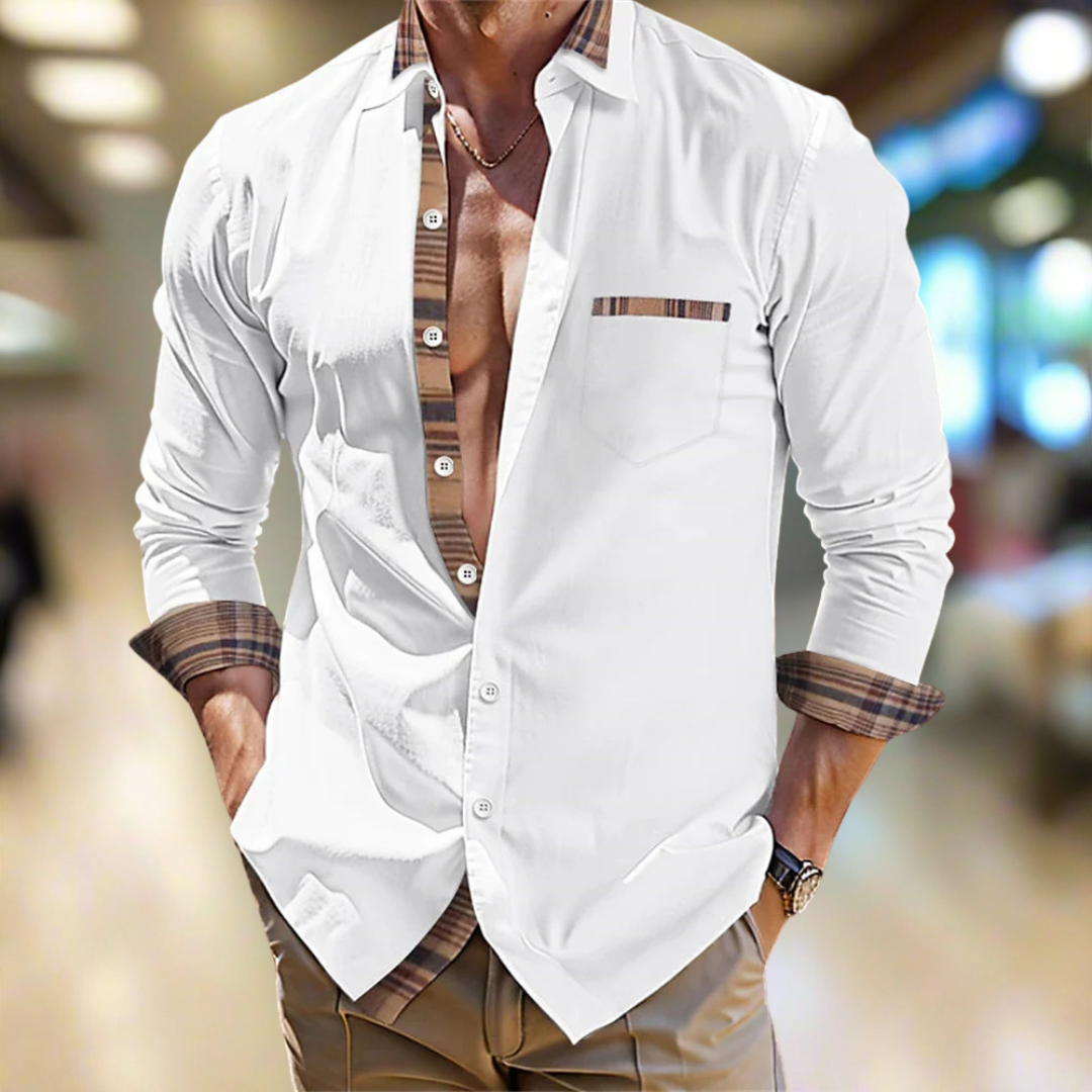 Accent™ | Modieus shirt met lange mouwen