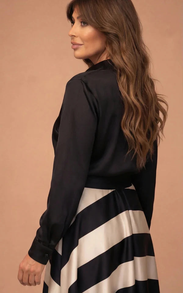 Sylmira™ | Flowy Waist-Tie Maxi Dress