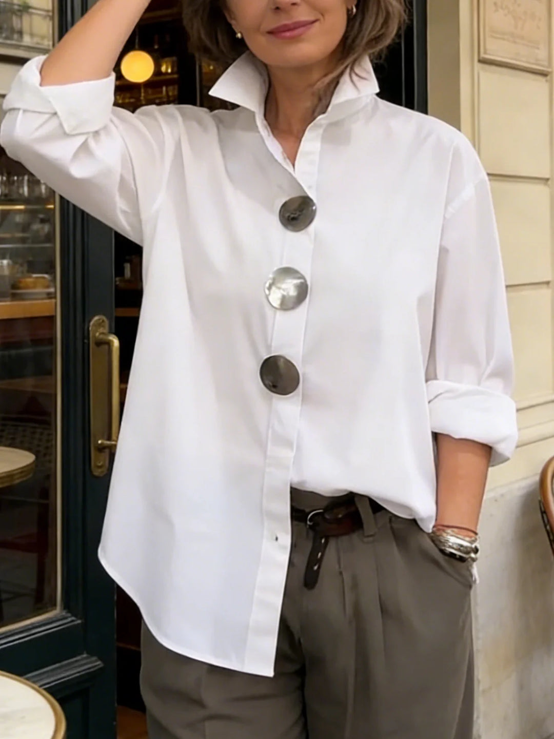 Francia™ | Smart Casual Comfort Blouse