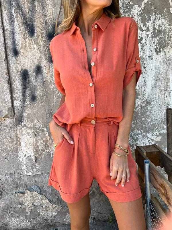 Melda - Set Buttoned Light
