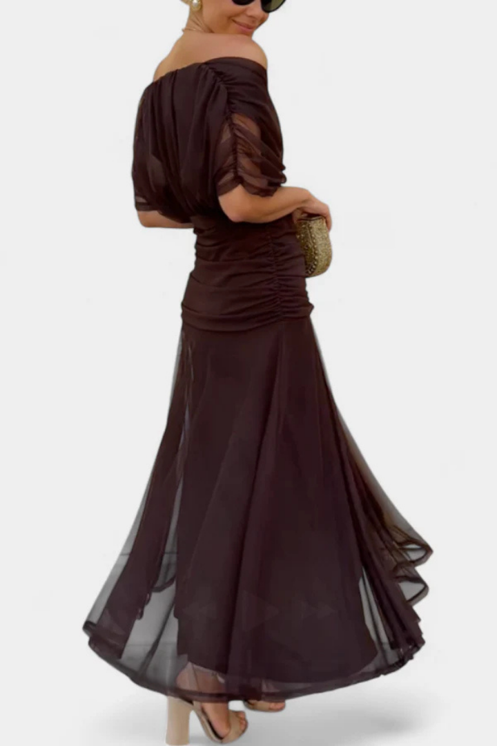 Sorelyn™ | Elegant V-Neck Flowing Dress