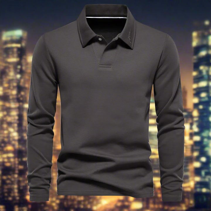 Derek™ | Premium Poloshirt voor Koude Dagen