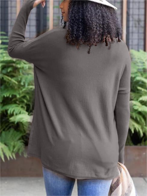 🎁Hot Sale 50% OFF⏳LONG SLEEVE THUMBHOLE SWEATER POCKET TUNIC