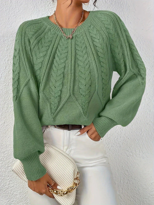 Quessia™ | Cable Knit Sweater