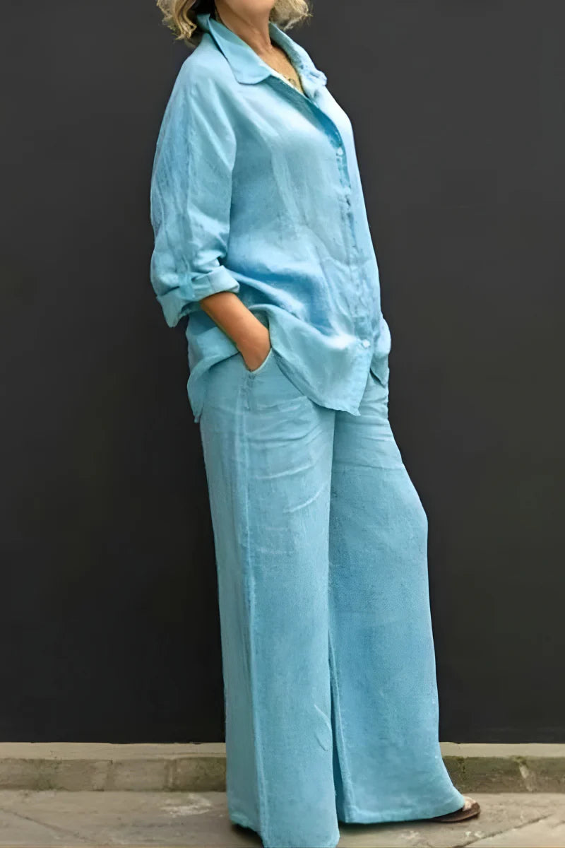 Relvoria™ | Relaxed Linen Two-Piece Set