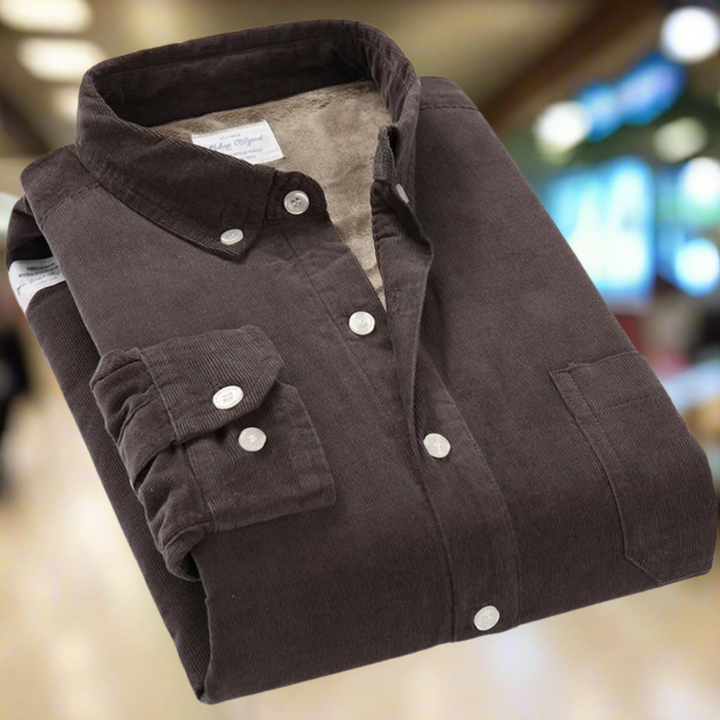 Winterly™ | Thermisch katoenen corduroy overhemd