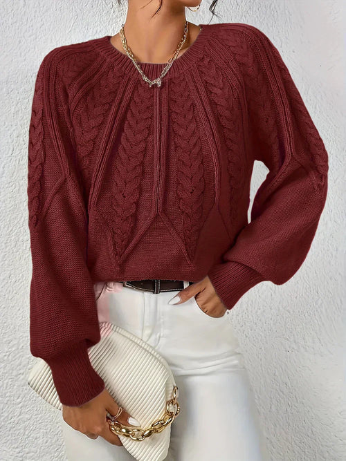 Quessia™ | Cable Knit Sweater