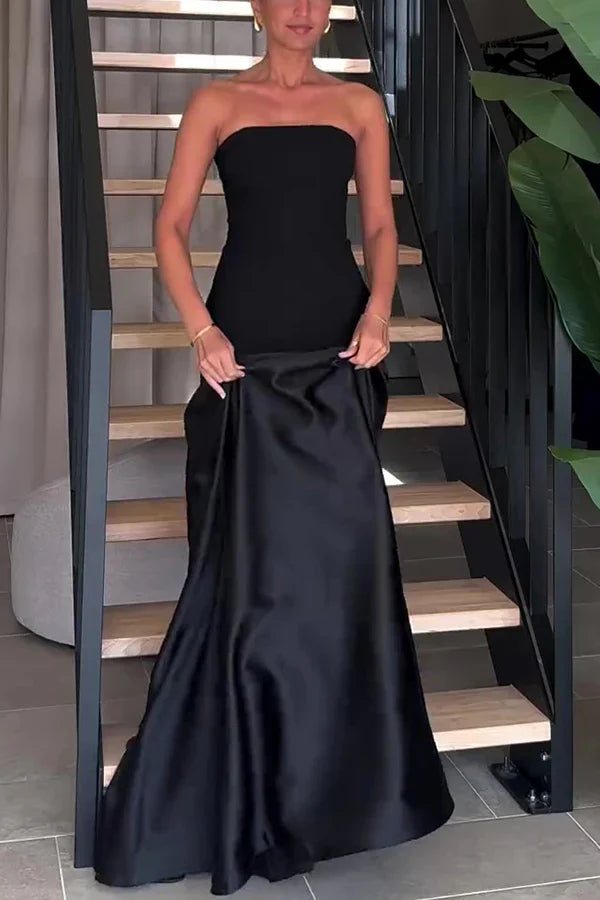 Nara™ | Satin Maxi Dress