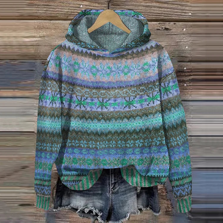 Araminta™ |  Retro Ethnic Hoodie