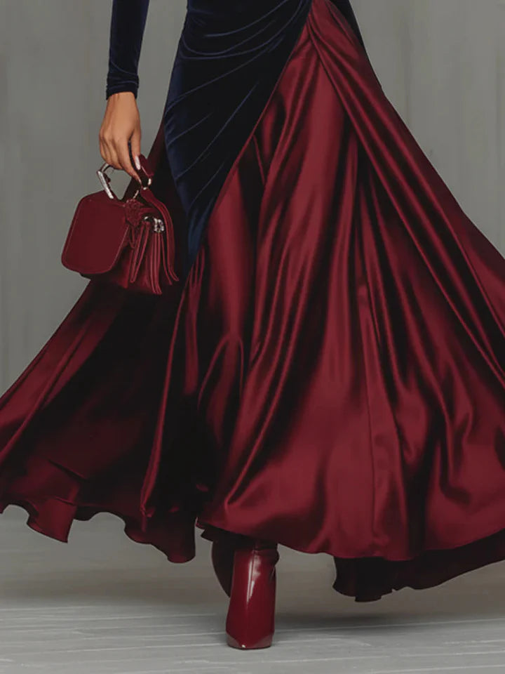 Arvyn™ | Elegant Satin Long Dress