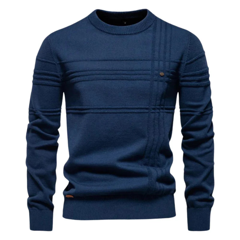 Robbie™ | Casual Textured Crew Neck Sweater