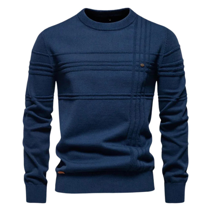 Robbie™ | Casual Textured Crew Neck Sweater