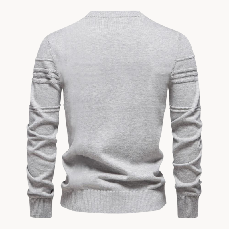 Robbie™ | Casual Textured Crew Neck Sweater