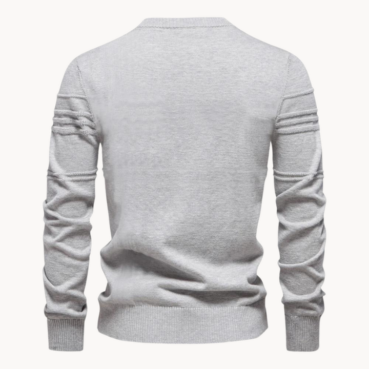 Robbie™ | Casual Textured Crew Neck Sweater