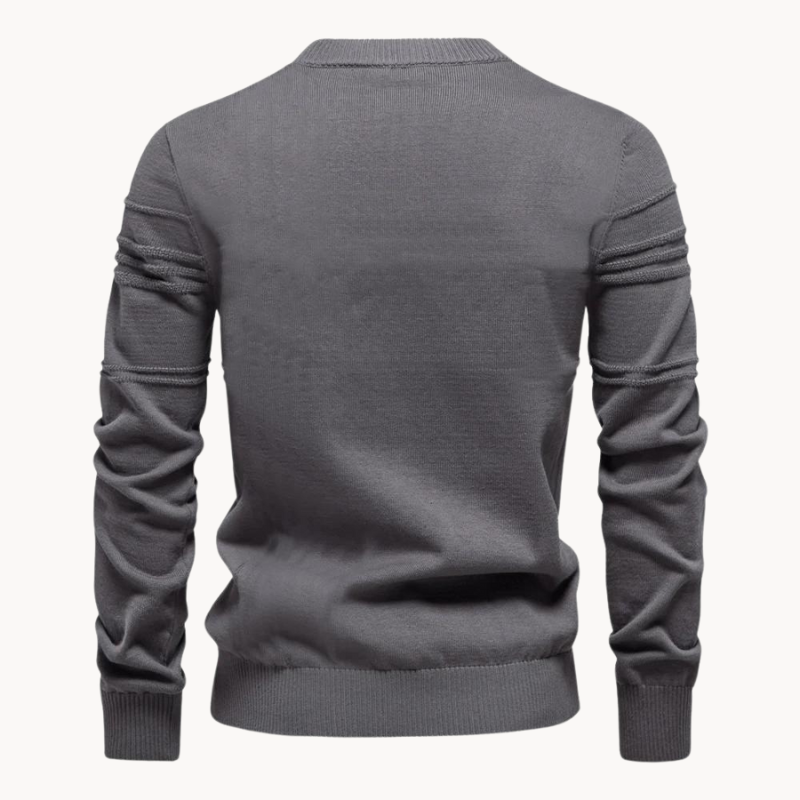 Robbie™ | Casual Textured Crew Neck Sweater
