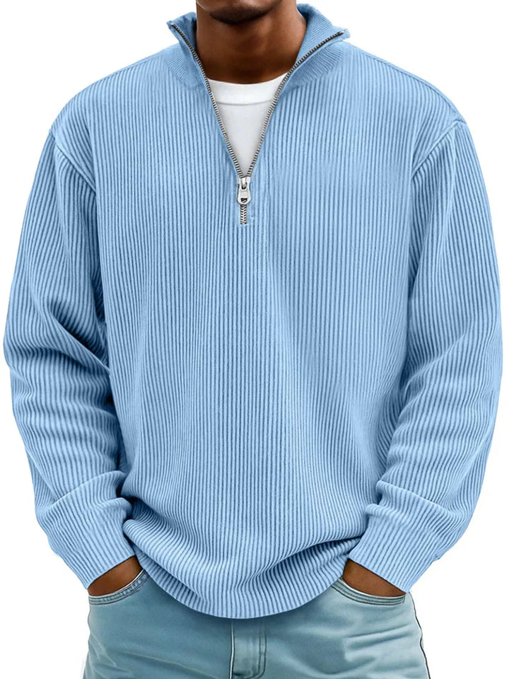 Ricky™ | Stylish Half-Zipper Sweater