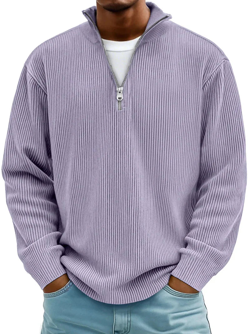 Ricky™ | Stylish Half-Zipper Sweater