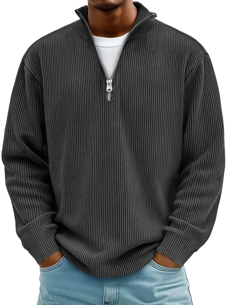 Ricky™ | Stylish Half-Zipper Sweater