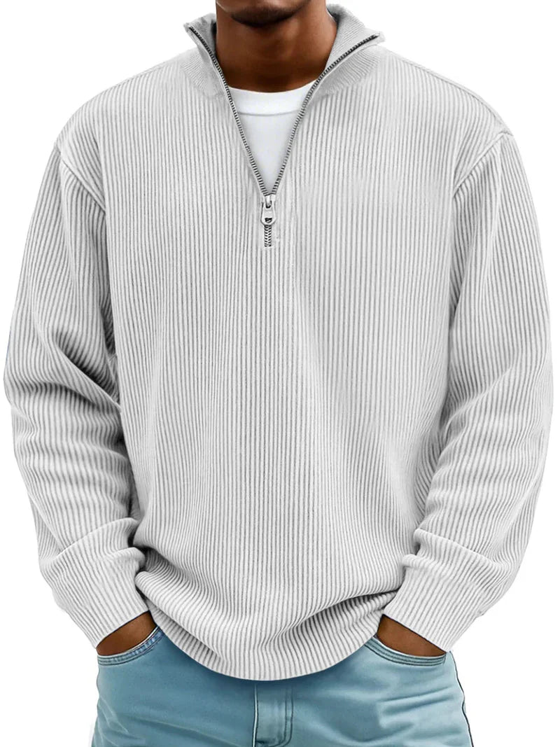 Ricky™ | Stylish Half-Zipper Sweater