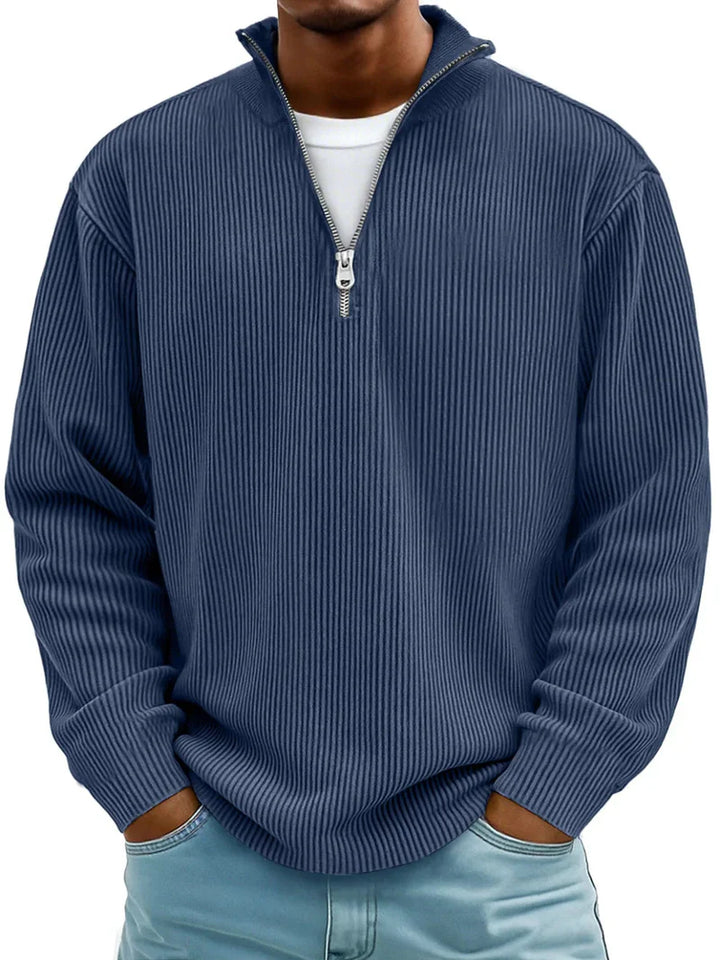 Ricky™ | Stylish Half-Zipper Sweater