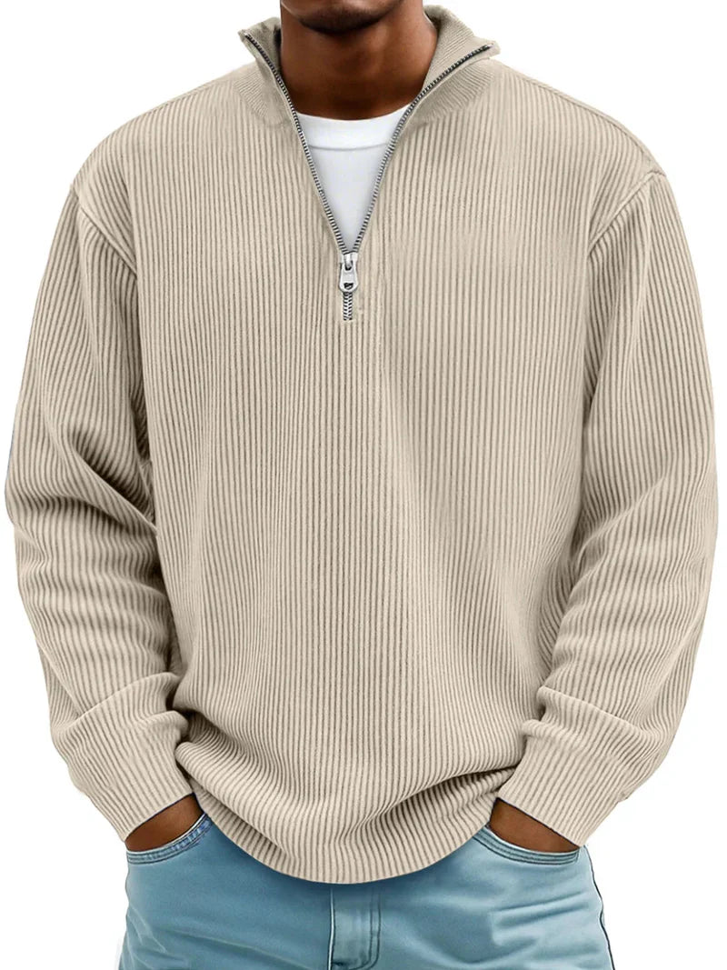 Ricky™ | Stylish Half-Zipper Sweater