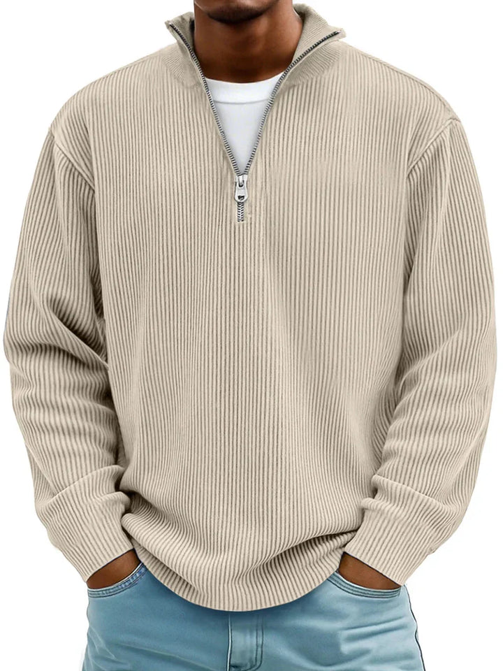 Ricky™ | Stylish Half-Zipper Sweater