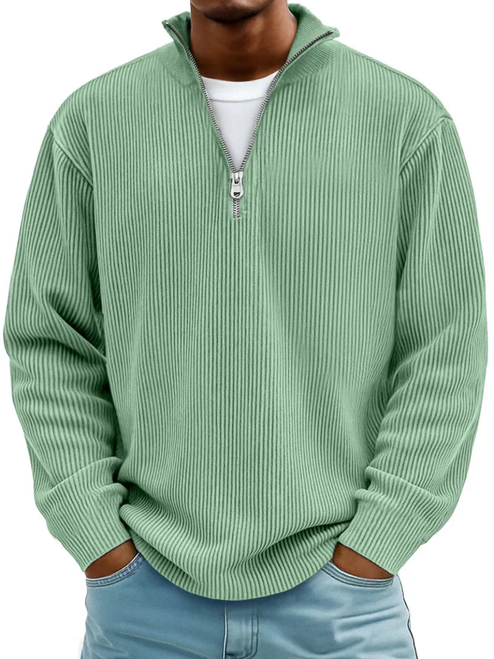 Ricky™ | Stylish Half-Zipper Sweater