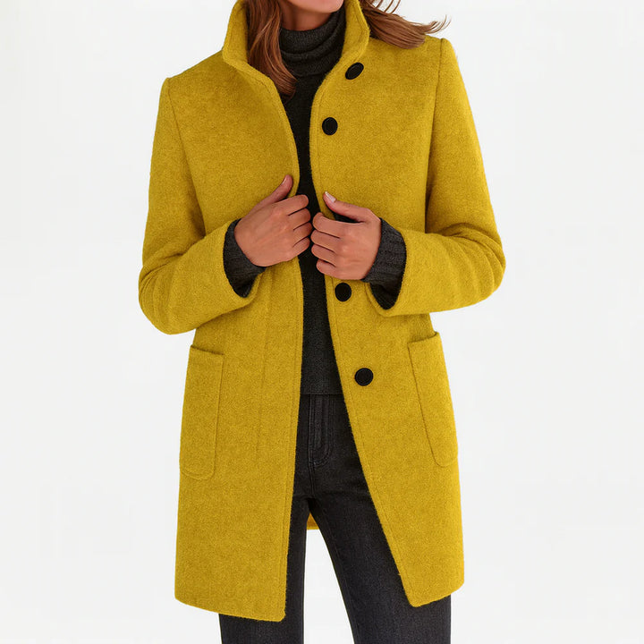 Felicity™ |  Elegant High Collar Coat