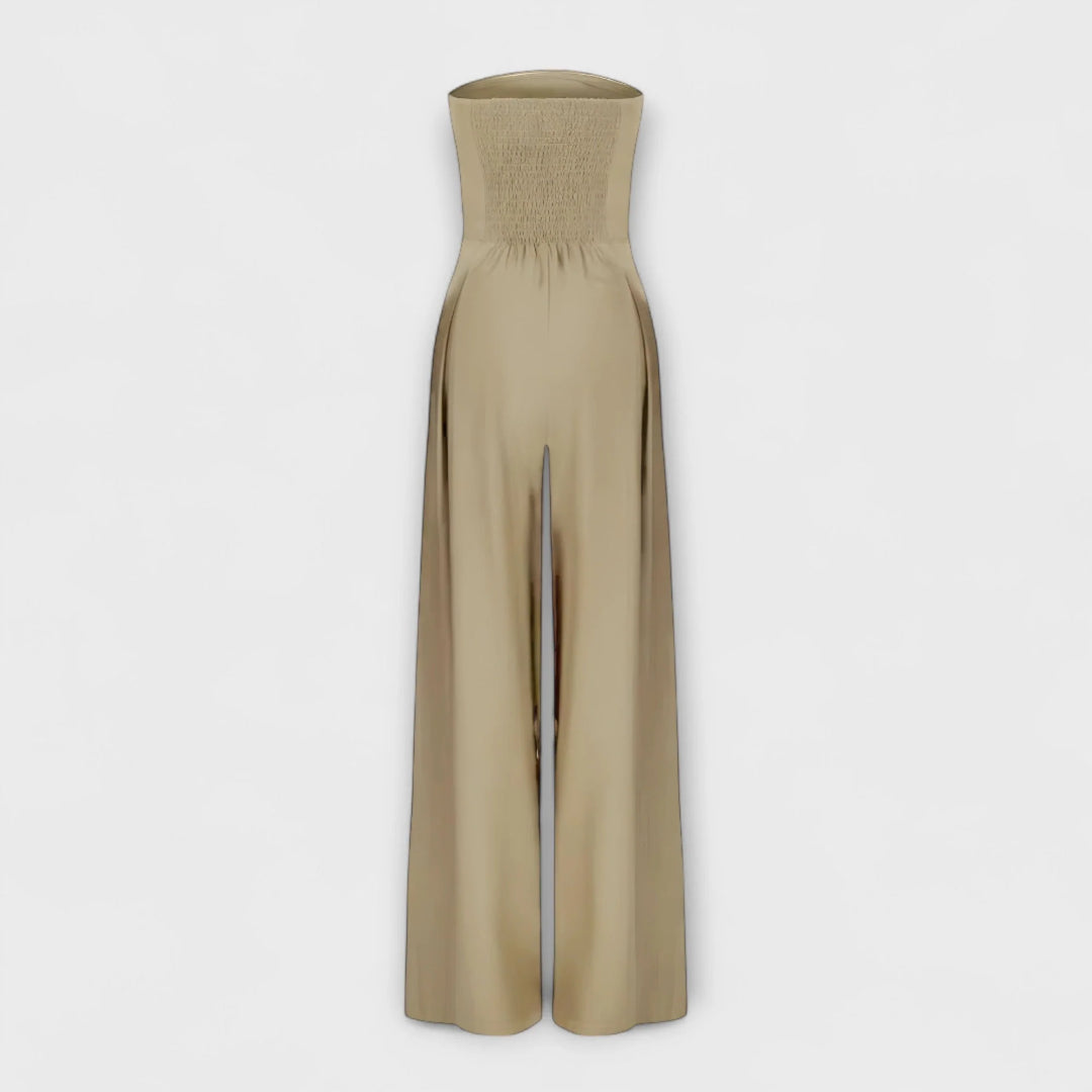 Quelira™ | Elegant Strapless Jumpsuit