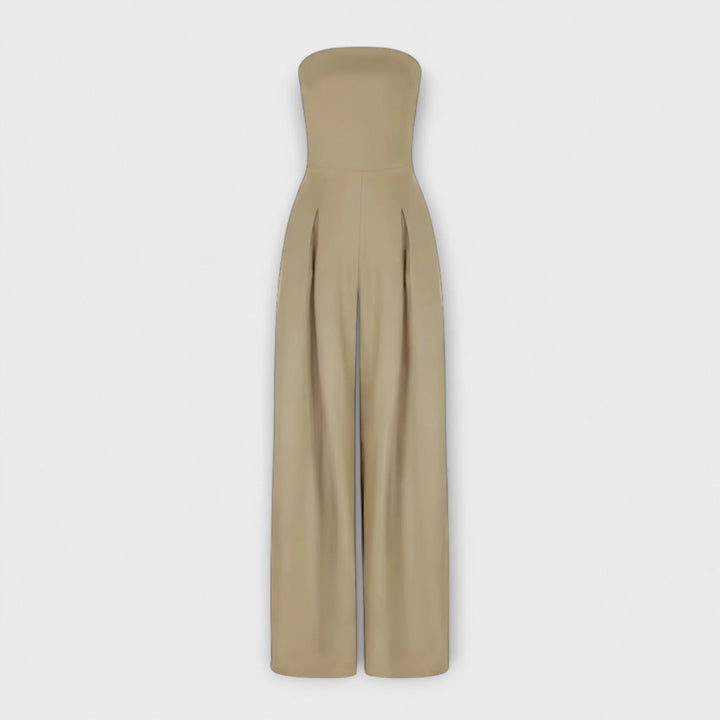 Quelira™ | Elegant Strapless Jumpsuit