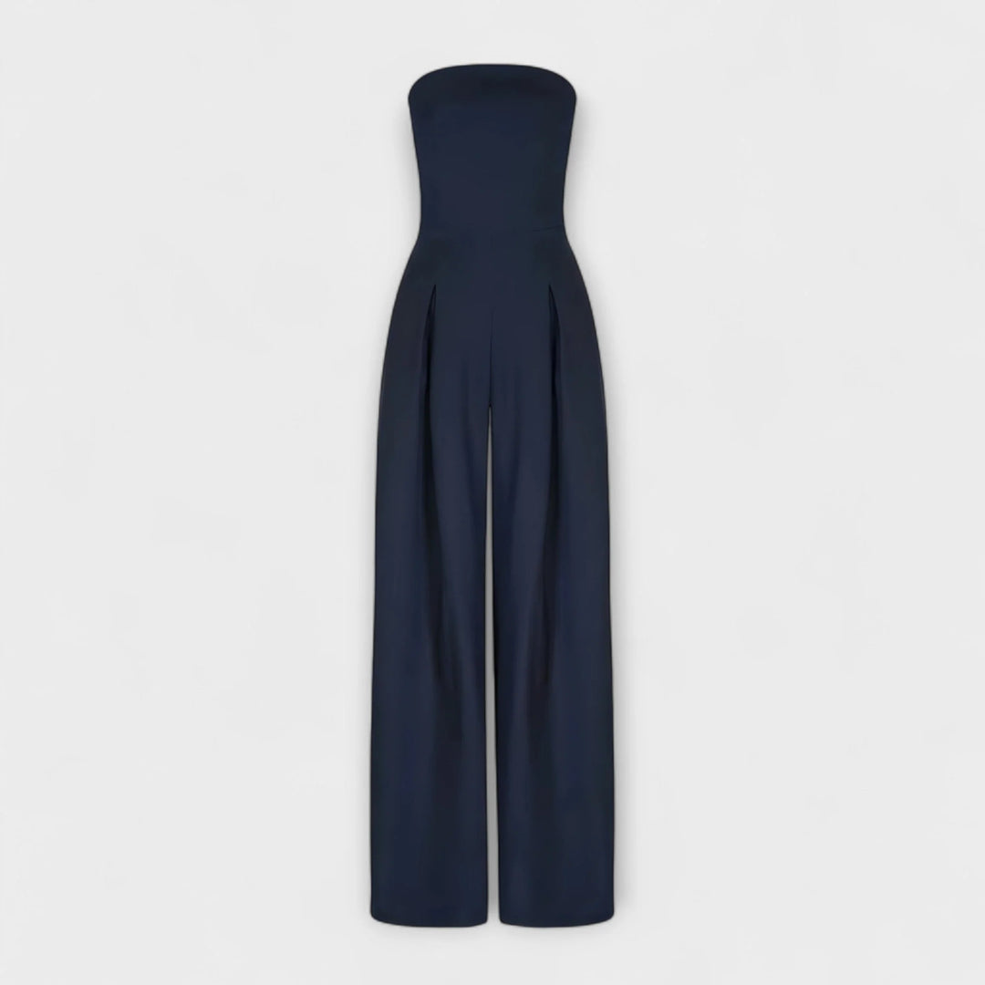 Quelira™ | Elegant Strapless Jumpsuit