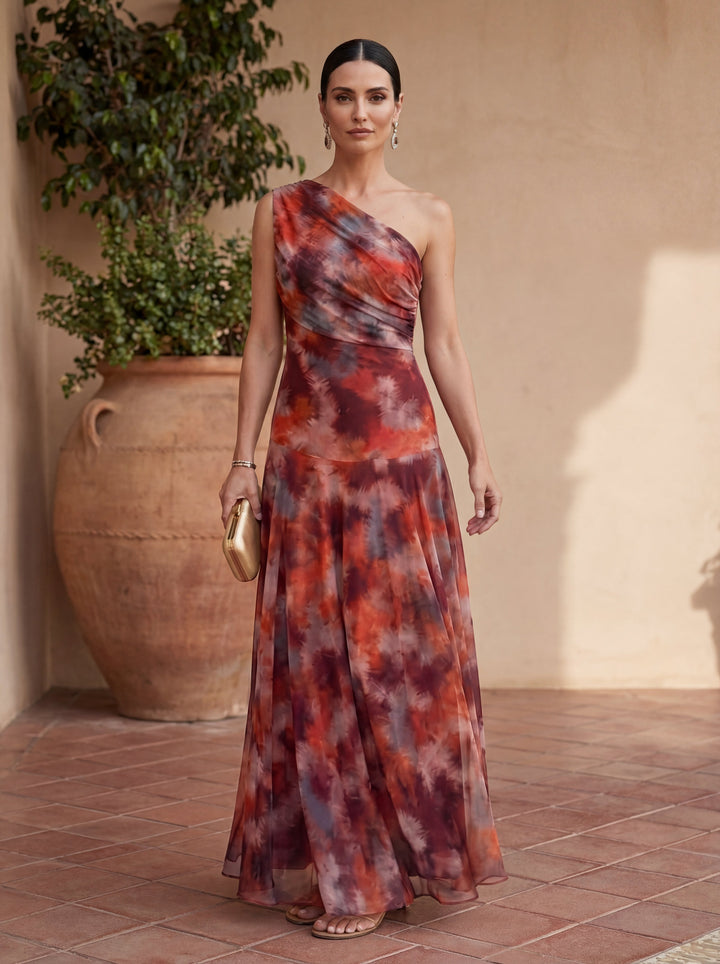 Uma - Long fluid dress with elegant design