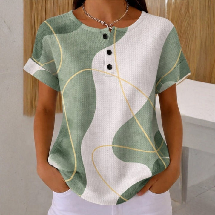 Anaïs™ | Casual Color Block Blouse
