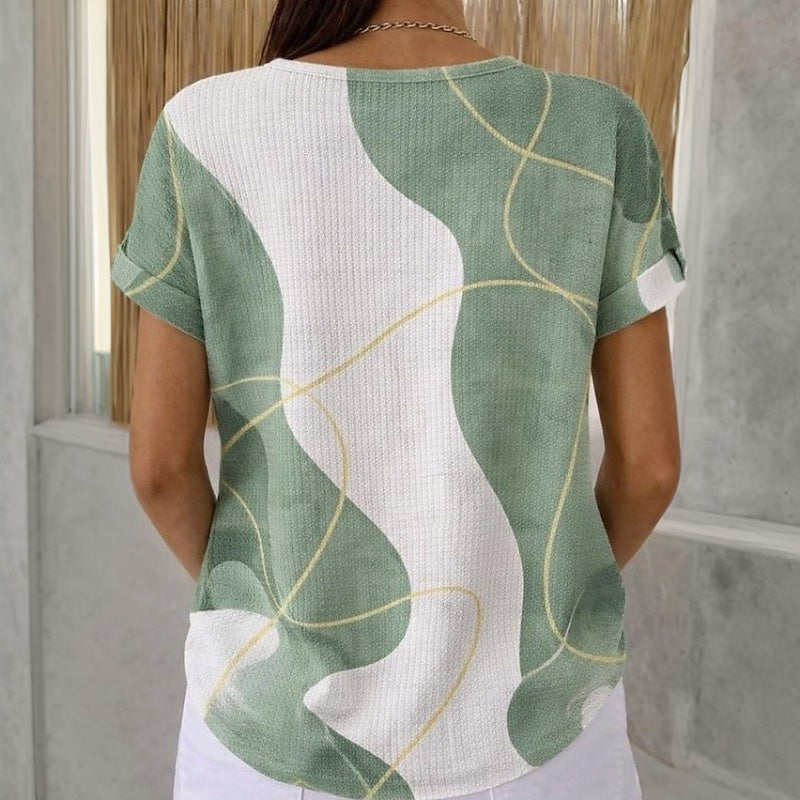 Anaïs™ | Casual Color Block Blouse
