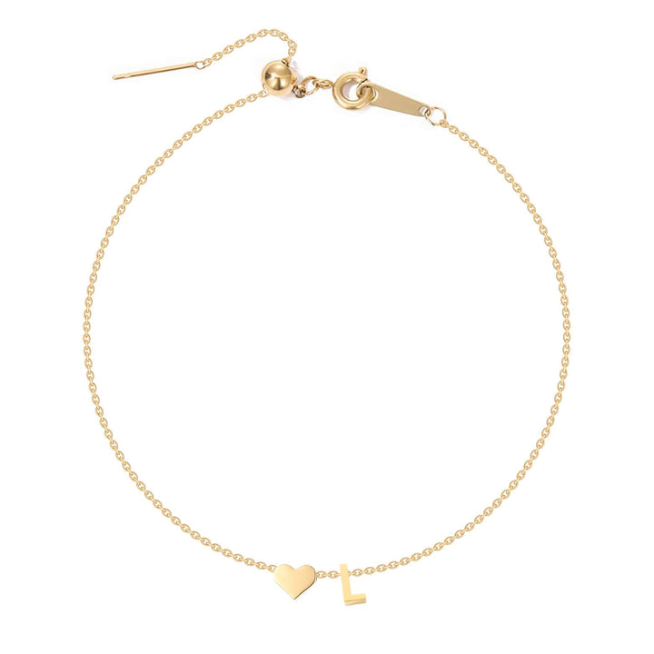 LYNN™ - Hartverwarmende Initiaal Armband - 1 + 1 GRATIS!