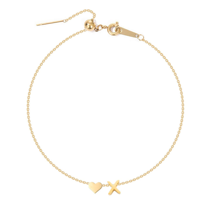 LYNN™ - Hartverwarmende Initiaal Armband - 1 + 1 GRATIS!