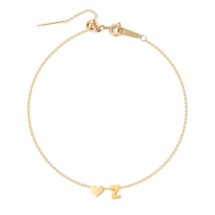 LYNN™ - Hartverwarmende Initiaal Armband - 1 + 1 GRATIS!