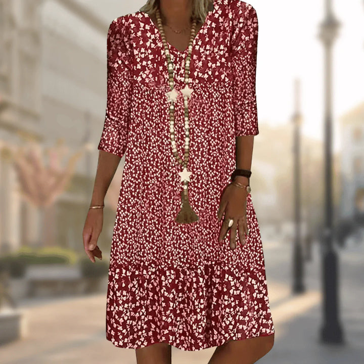 Michelle™ | ELEGANT PRINTED DRESS